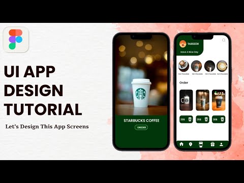 Starbucks App Design ☕ | How to Design App in Figma | Starbucks App | Figma Design | Figma Tutorial