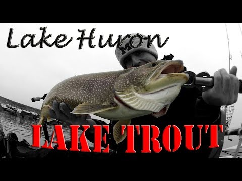 Lake Huron Kayak Fishing: Lake Trout Frenzy