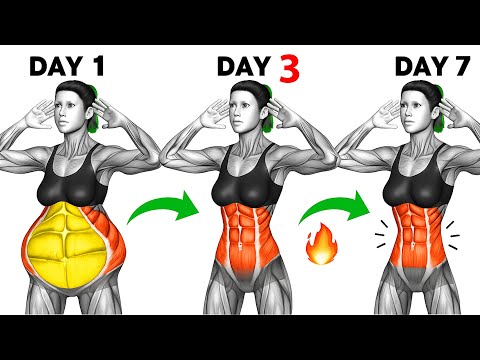 30-Min Standing Workout 🔥 Get a Small Waist & Flat Belly Fast | Beginner Home Exercises