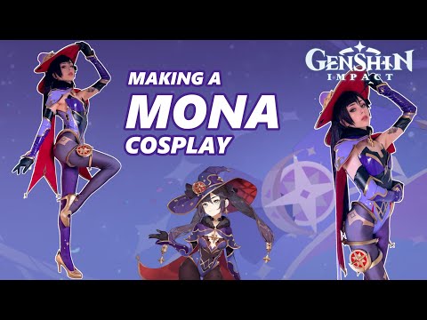 Making a Mona Cosplay from Genshin Impact (Tiktok Compilation) | Anaelic
