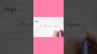 Definition of angle #shorts