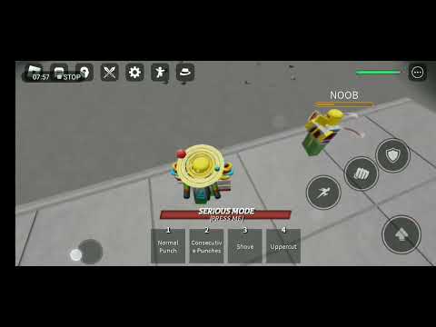 am gonna 1v1 my friend noob and see how strong he is #roblox #thestrongestbattlegrounds
