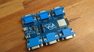 Coding Demos for VGA Madness! 6 Projectors controlled by ESP32