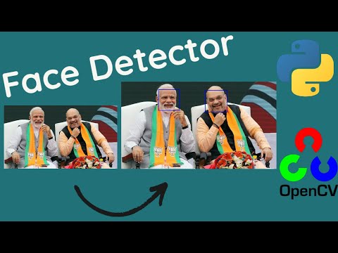 Face detector using OpenCV || Python