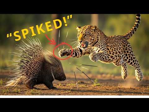 Leopard vs Porcupine: Hunt Gone Wrong!