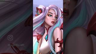 Irelia from League of Legends in my style 💌 fanart 💫