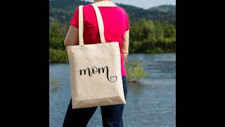 Mom Heart SVG, PNG, jpeg, eps | Love, Mom svg Cut Files | Mother's Day svgs | Hand Lettered Cursi...