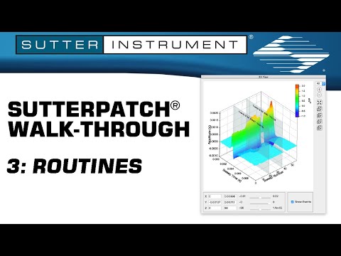 SutterPatch Walk-Through: #3 Routines
