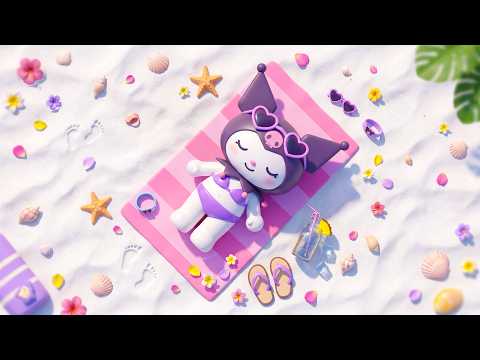 Kuromi’s Beach Relax Day 🌊 Soft Jazz for Peaceful, Chill & Summer Mood