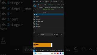 Python Loop Mastery ⏰: Quick Guide #shorts #PythonProgramming #LoopInPython #CodingTips