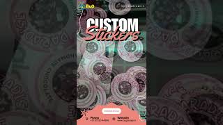 🌀 Custom Round Stickers – Perfect for Every Need!