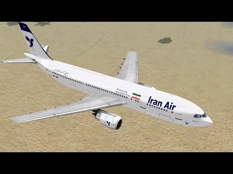 FSX_Flight from Shiraz to Tehran on Airbus A300B4-200 Iran Air
