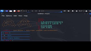 Whatsapp Spam 2024 Kali Linux Using