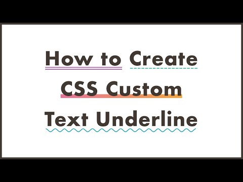 How to Create CSS Custom Text Underline