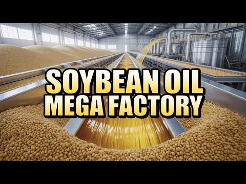 How Soybean Oil Is Made 🛢️ | Inside a Massive Oil Factory