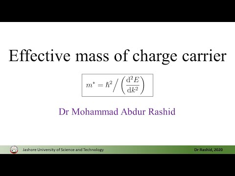 SCP06: Effective mass of charge carrier