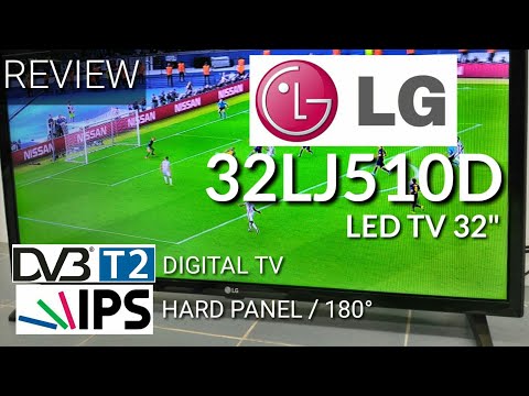 Review LED TV LG 32LJ510D Digital TV New 2017 indonesia | HD