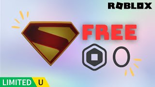 [FREE LIMITED ITEM] How to get Superman - Shield Accessory | Roblox