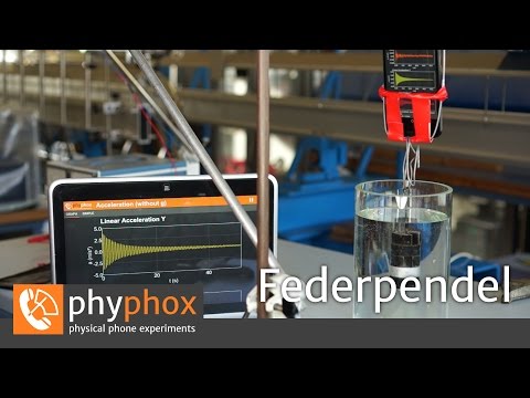 Smartphone-Experiment: Federpendel (de)