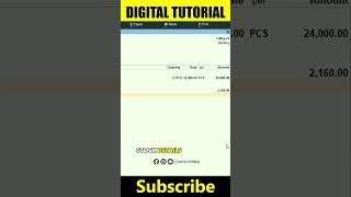 How to Create Proforma Invoice in Tally Prime | Proforma Invoice @digitaltutorial425  #tally