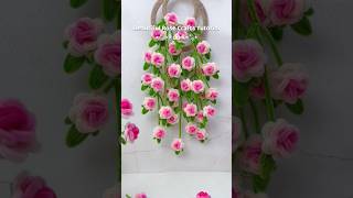 beautiful rose crafts tutorial | diy pipe cleaner flowers | fuzzy wire flowers #handmadediy #crafts