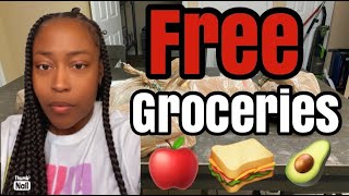 EVERYTHING I GOT FROM THE FOOD BANK 😳|FREE GROCERIES HAUL