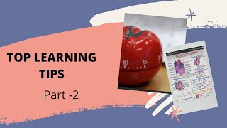 TOP LEARNING TIPS-PART 2/Top Study tips/POMODORO TECHNIQUE