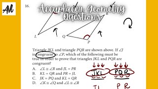 GEOMETRY ON THE ACCUPLACER STUDY GUIDE (#15-17)!