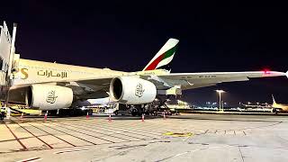 Emirates a380 quick turnaround