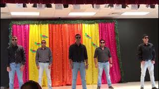 Easy Boys Dance Group. Desi Dance in US party. Boys group stage performance