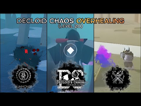 Summoner class and Ninja class Gameplay in... (Decloid chaos: overhealing)