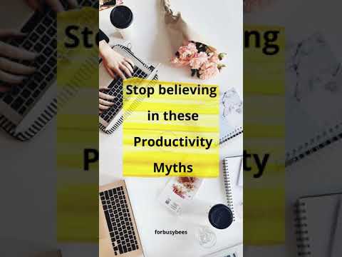 Productivity Myths Busted #shorts