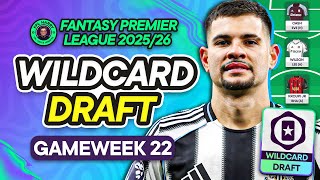 FPL GW22 WILDCARD DRAFT! 📝 When to Wildcard & What to Consider | Fantasy Premier League Tips 2025/26