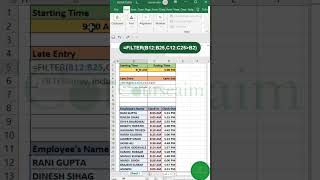 Filter Data with filter formula & Follow #excelformula #excel #exceltips #exceltricks #exceltutorial