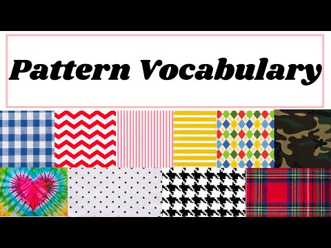 PATTERNS - English Vocabulary