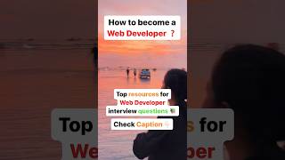 How to become a web developer #youtubeshorts #viralshorts #webdeveloper