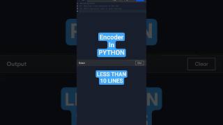 Encoder in Python | #shorts #seo #fyp
