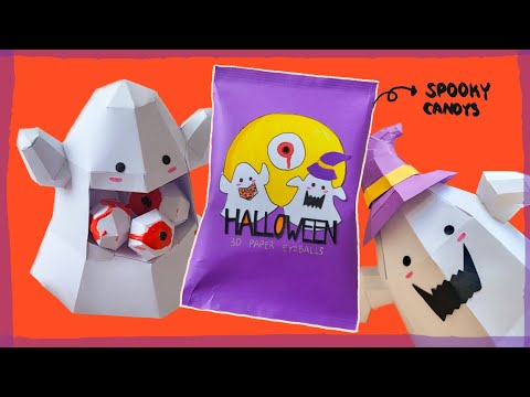 🎃👁Halloween Craft IDEA With PAPER