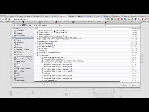 How to Upload a Pin from Your Computer
