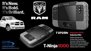 2013-2017 Dodge Ram Smart Key Programming using T-Ninja 1000 Programmer