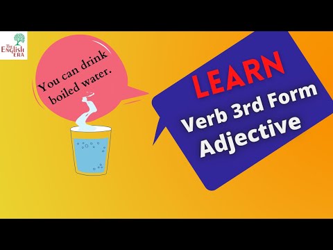 Learn to Use The 3rd Form of Verb Adjectives | Learn English Online