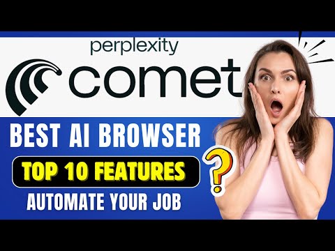 🪐 Comet AI BROWSER - Top 10 MIND BLOWING Features You Must Try in 2025! | #comet #perplexity