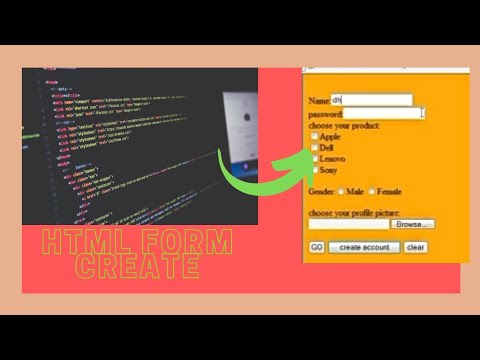 How To HTML Form Create || Html Form Create || HTML Form Example || HTML Form Information