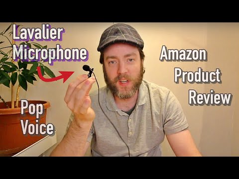 Pop Voice Lavalier Lapel Microphone 4 Android iPhone Smartphone DSLR GoPro Review best budget mic?