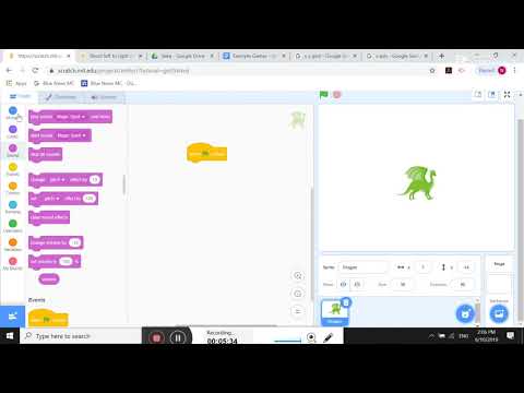 Scratch Game: The Dragon Game - Part 1