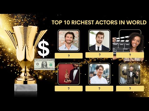 Top 10 richest actors 🤑 🔥 | famous actors | millionaire actors 👌 | ameer actors
