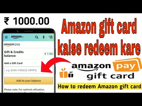 How To Add Amazon Gift Card To Your Amazon Account || Amazon Gift Card Add Kaise Karen