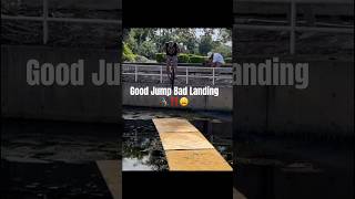 Good Jump Bad Landing 🚴‍♂️‼️😩 #stunt #shorts #youtubeshorts
