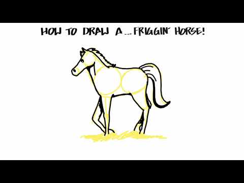 Learn2Scribe - How To Draw A Friggin' Horse