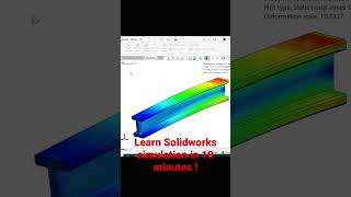 Check out my 10 minute essential tutorial on solidworks simulation #solidworks #solidworkstutorial
